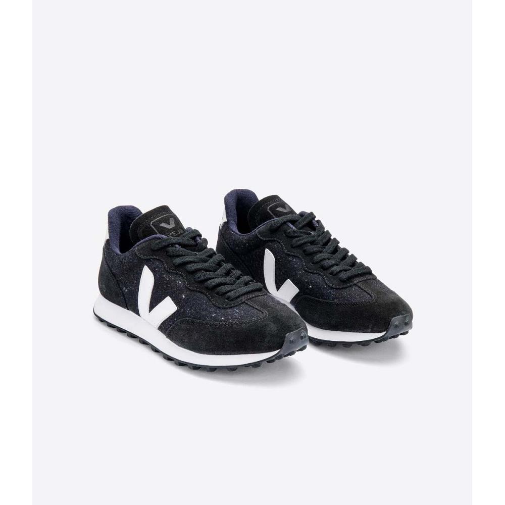 Veja RIO BRANCO FLANNEL Women's Running Shoes Black | CA 421ILH